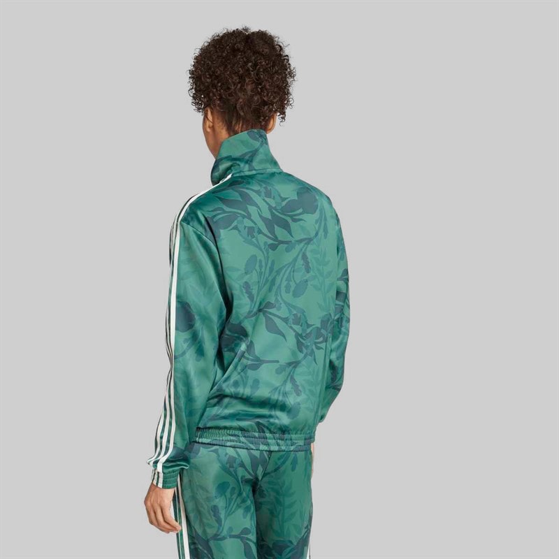 adidas Originals Womens FIGC Italy Track Jacket Tech Forest - Image 2
