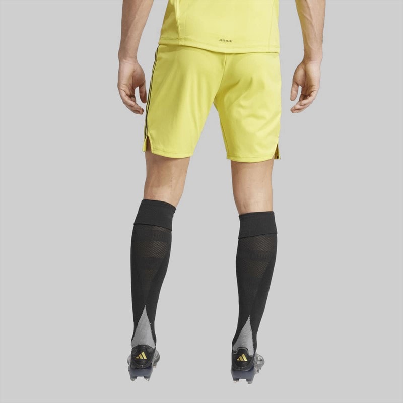 adidas Originals Mens Trefoil 25/26 Pro Shorts Pure Sulfur - Image 2
