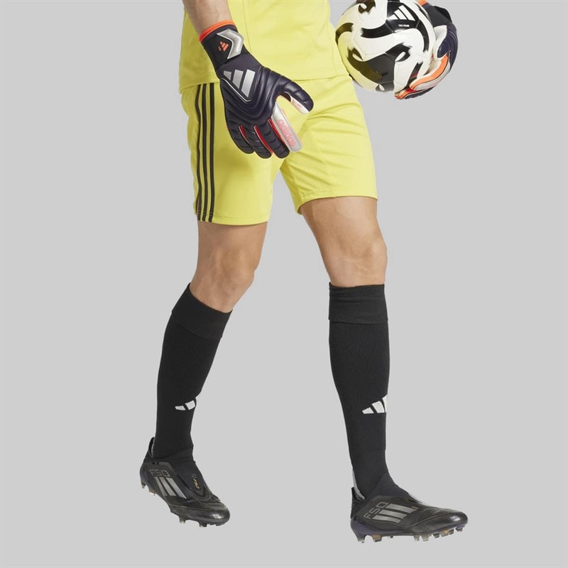 adidas Originals Mens Trefoil 25/26 Pro Shorts Pure Sulfur - Image 4