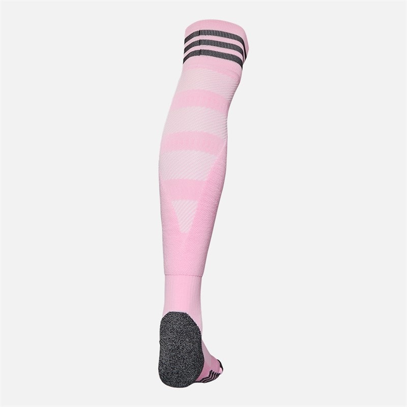 adidas Originals Mens 3-Stripes Trefoil Football Socks True Pink - Image 2