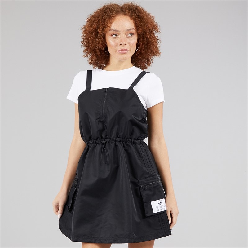 adidas Originals Womens Nylon Dress Black - Image 3
