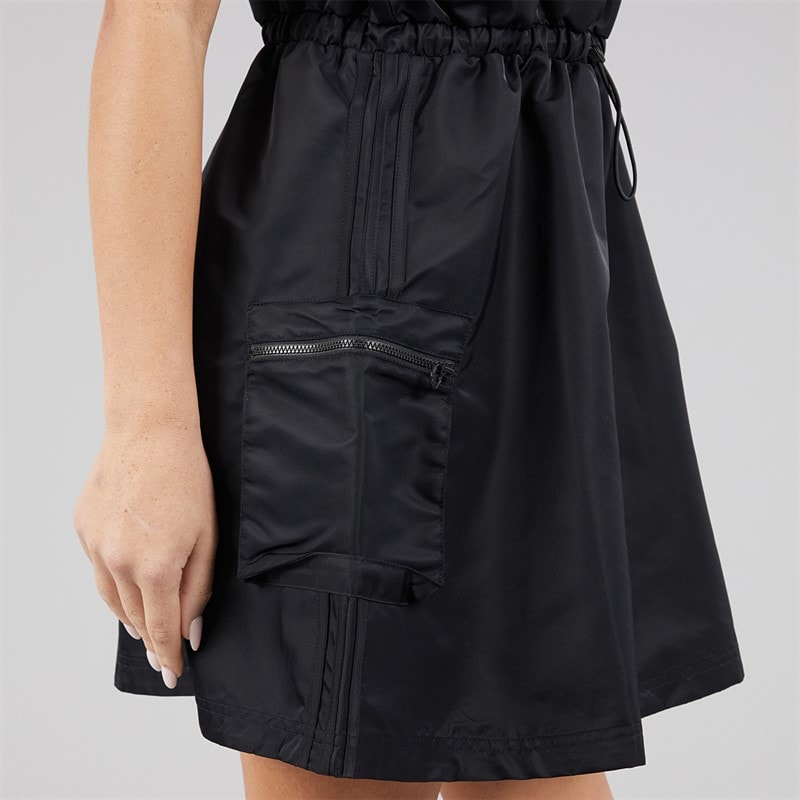 adidas Originals Womens Nylon Dress Black - Image 5