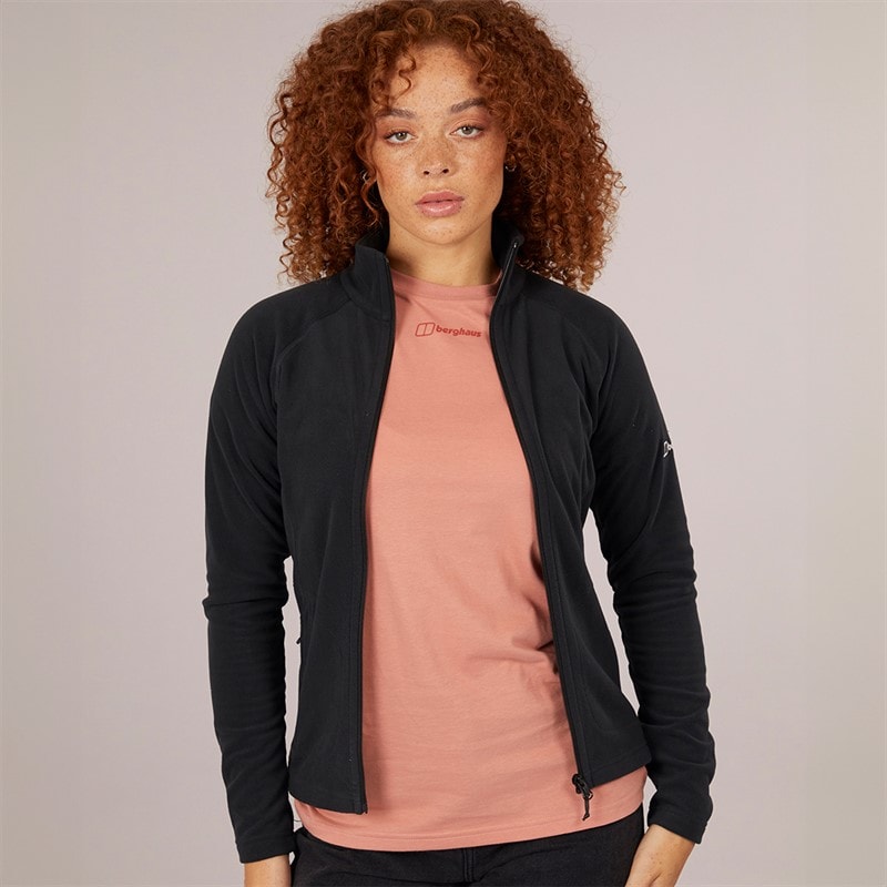 Berghaus Womens Arnside Full Zip Fleece Jacket Black