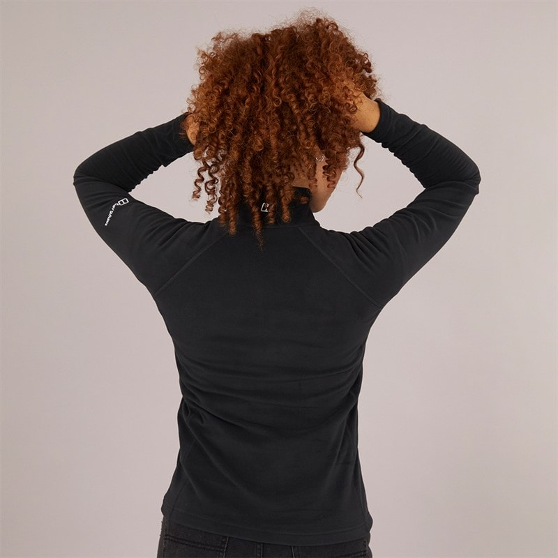 Berghaus Womens Arnside Full Zip Fleece Jacket Black - Image 2