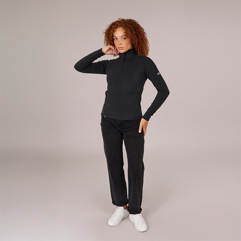 Berghaus Womens Arnside Half Zip Fleece Black - Image 4