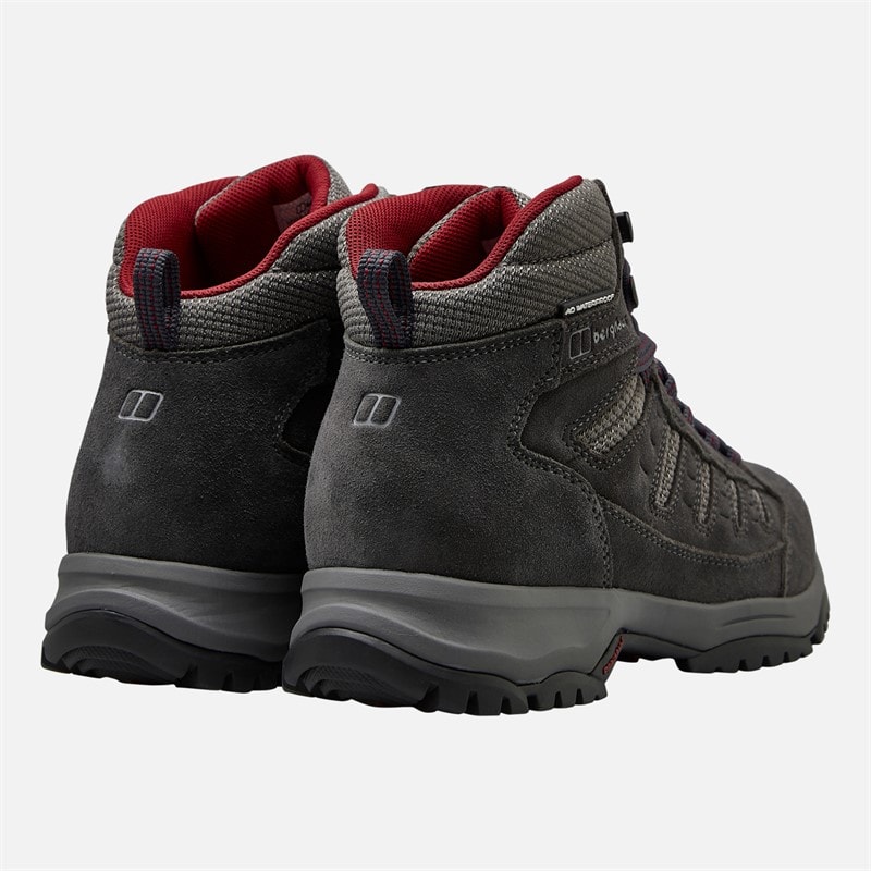 Berghaus Mens Expeditor AQ Trek 2.0 Waterproof Walking Boots Black/Red - Image 3
