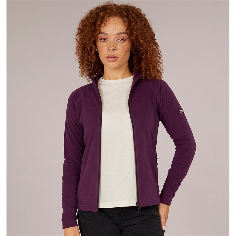 Berghaus Womens Arnside Full Zip Fleece Jacket Winter Bloom