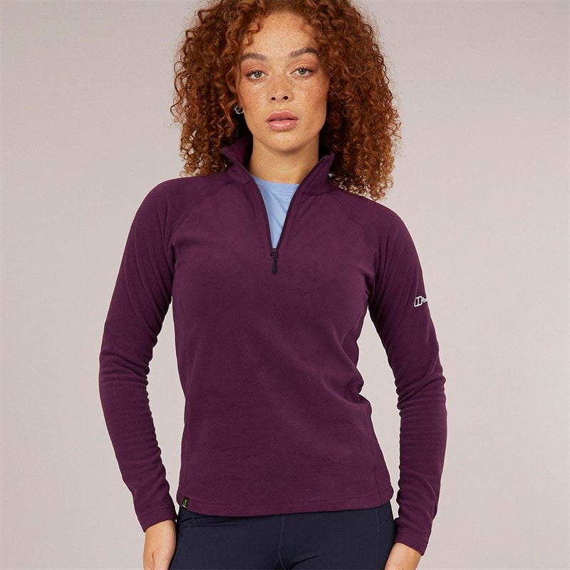 Berghaus Womens Arnside Half Zip Fleece Winter Bloom - Image 1