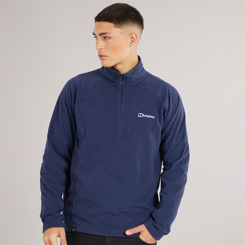 Berghaus Mens Anwick Half Zip Fleece Jacket Dusk - Image 3