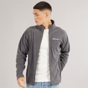 Berghaus Mens Anwick Full Zip Fleece Jacket Grey Pinstripe