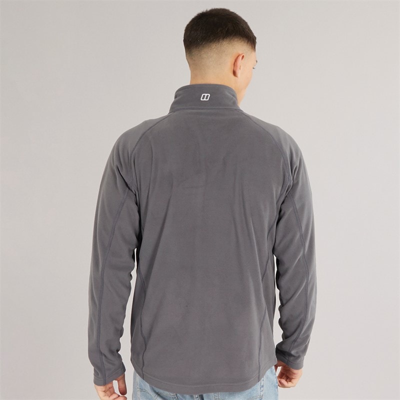 Berghaus Mens Anwick Full Zip Fleece Jacket Grey Pinstripe - Image 2