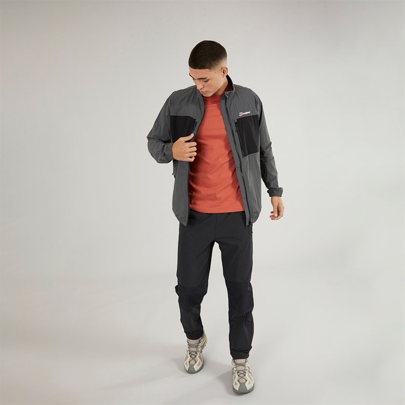 Berghaus Mens Holkmi Full Zip Jacket Grey/Black - Image 4