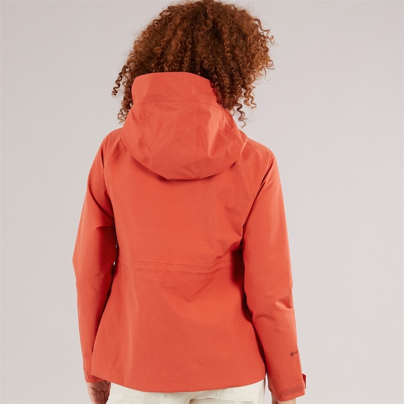 Berghaus Womens Highraise Gore-Tex® Waterproof Hooded Jacket Red - Image 2