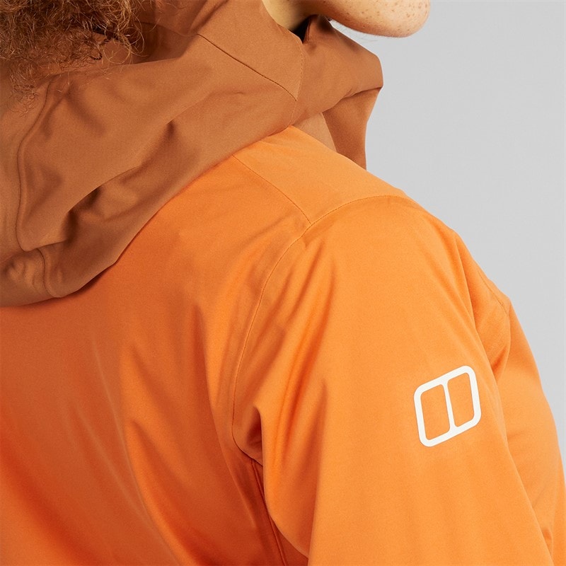 Berghaus Womens Ridge Roamer Softshell Waterproof Jacket Orange - Image 3