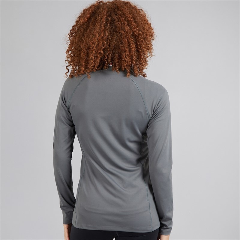 Berghaus Womens Tech Pocket 1/4 Zip Top Dark Grey/Dark Grey - Image 2