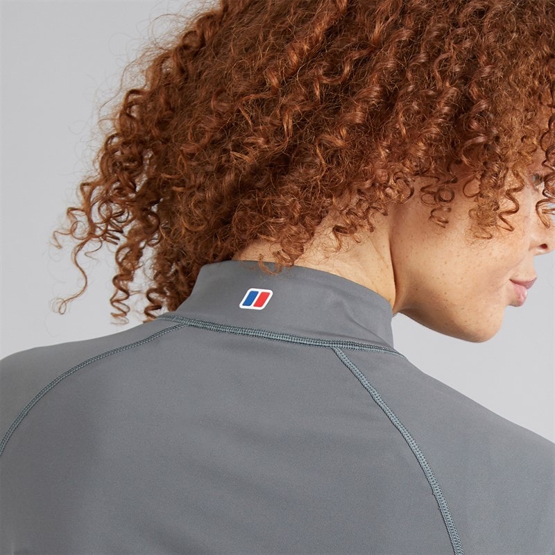 Berghaus Womens Tech Pocket 1/4 Zip Top Dark Grey/Dark Grey - Image 5