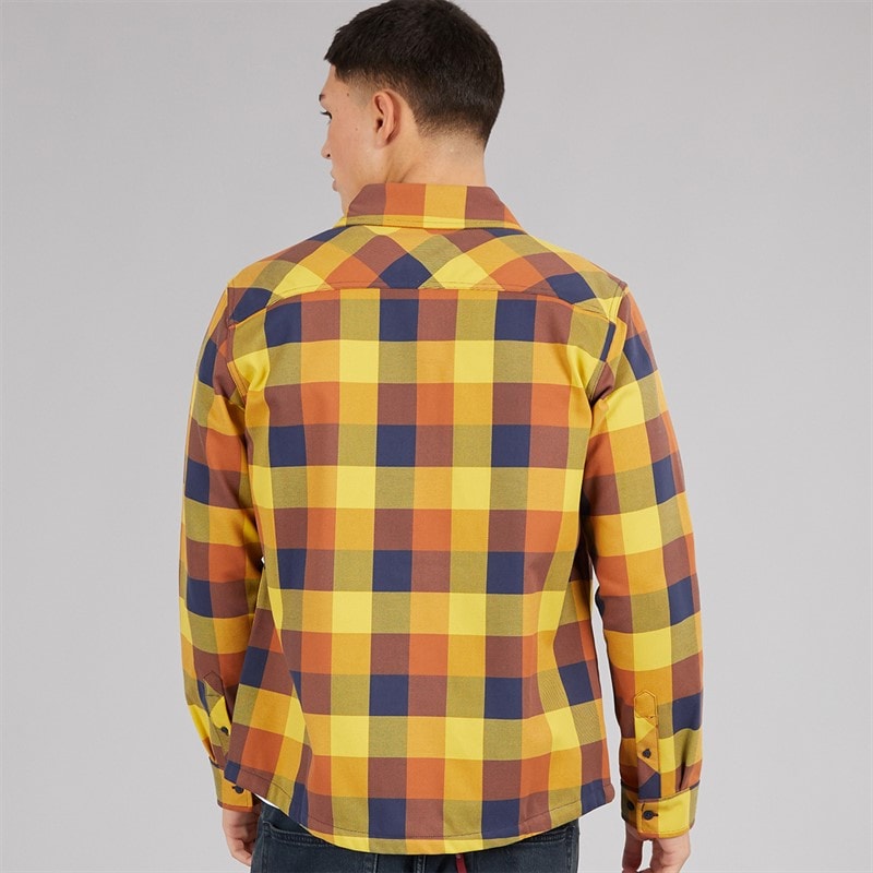 Berghaus Mens Snarford Overshirt Brown/Dark Blue - Image 2