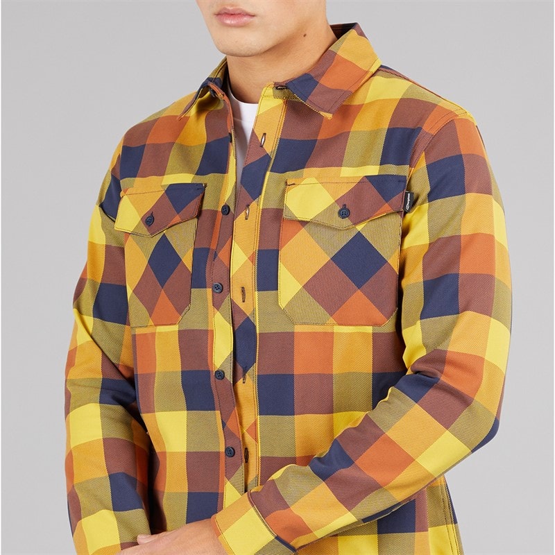 Berghaus Mens Snarford Overshirt Brown/Dark Blue - Image 3