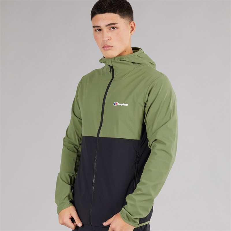 Berghaus Mens Theran Jacket Black/Green - Image 1