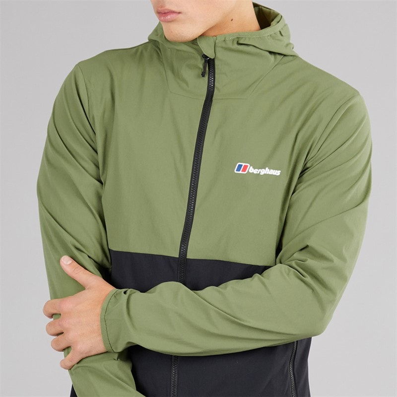 Berghaus Mens Theran Jacket Black/Green - Image 3