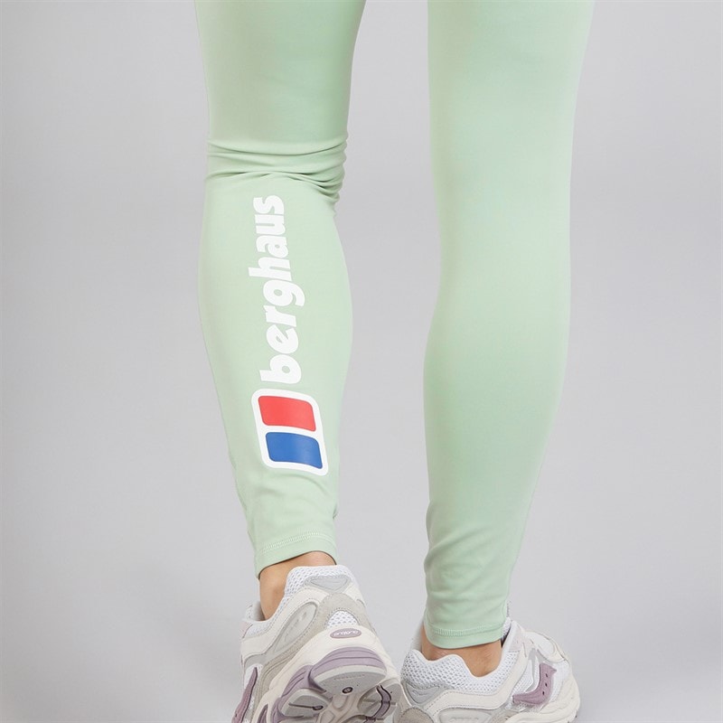 Berghaus Womens Big Logo Core Leggings Dark Green/Dark Green - Image 5