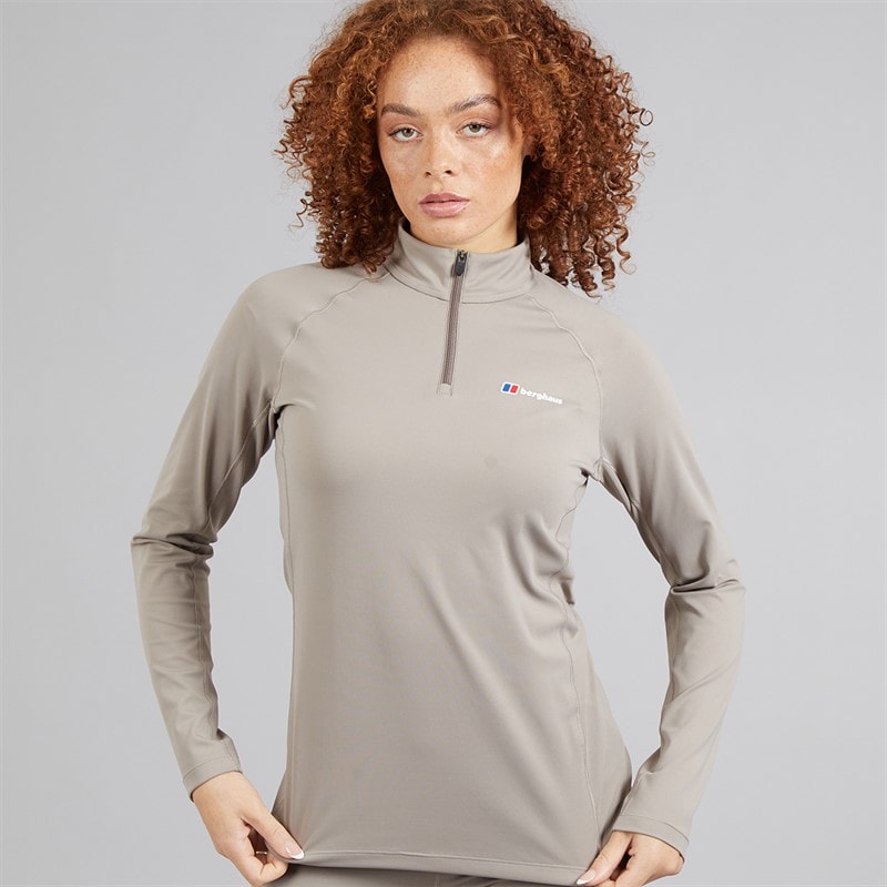 Berghaus Womens Tech 1/4 Zip Top Natural/Natural - Image 1