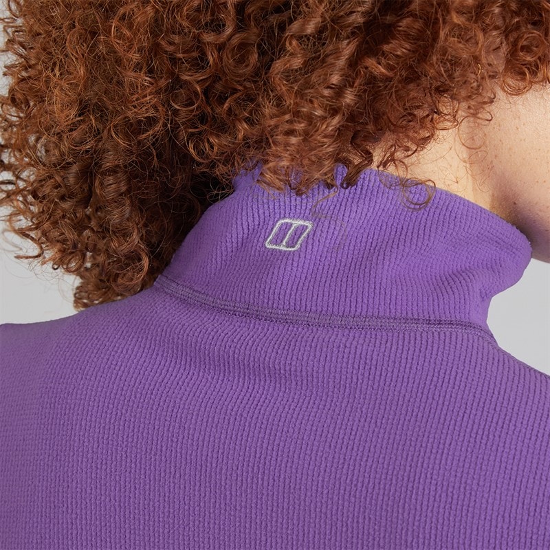 Berghaus Womens Cawkwell Half Zip Fleece Jacket Purple - Image 5