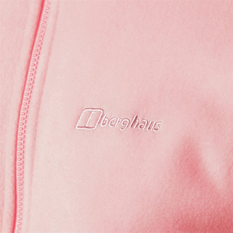 Berghaus Mens Asgarby Full Zip Fleece Jacket Light Pink - Image 3