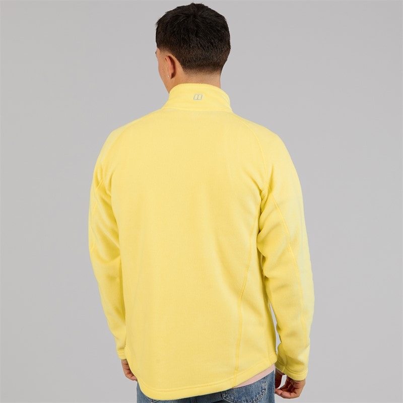 Berghaus Mens Asgarby Full Zip Fleece Jacket Yellow - Image 2