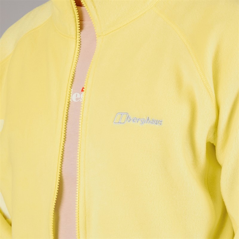 Berghaus Mens Asgarby Full Zip Fleece Jacket Yellow - Image 3