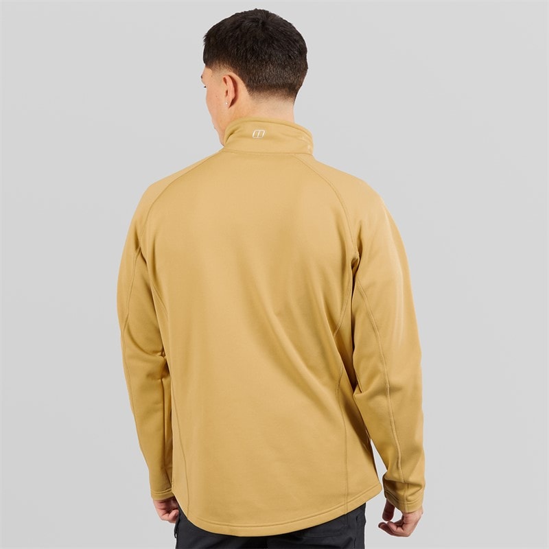 Berghaus Mens Barkston Full Zip Fleece Jacket Natural - Image 2