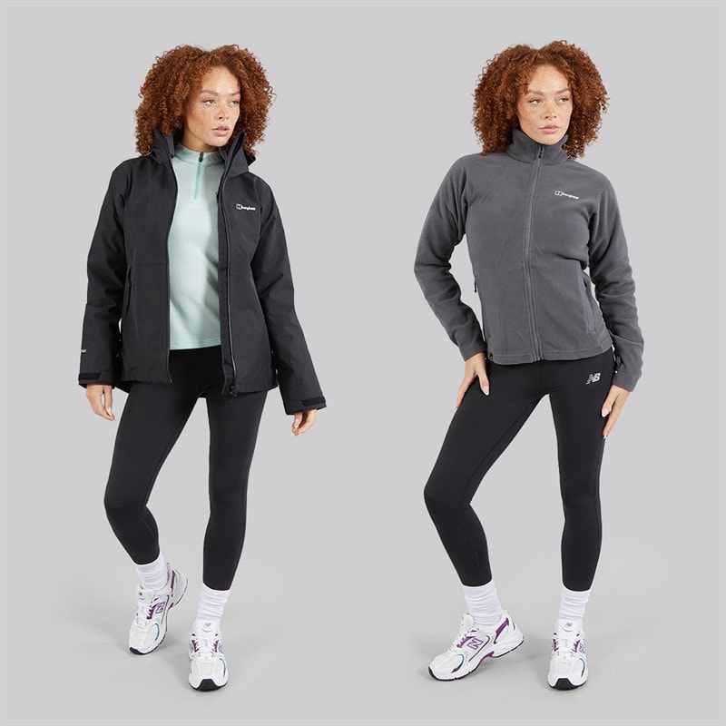 Berghaus Womens Bramblfell Gemini Gore-Tex Waterproof 3in1 Jacket Black - Image 4