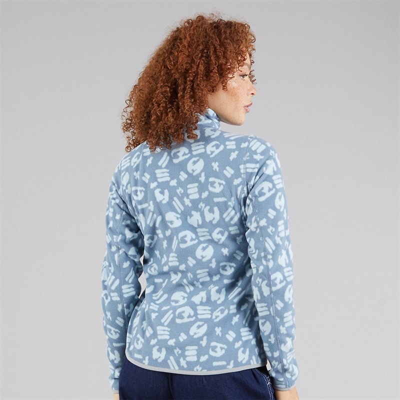 Berghaus Womens Burtoft Half Zip Fleece Jacket Blue/Light Blue - Image 2