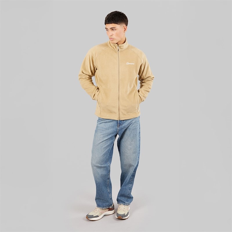 Berghaus Mens Asgarby Full Zip Fleece Jacket Natural - Image 4