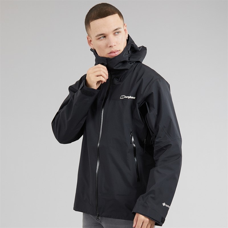 Berghaus Mens Summit Seeker Gore-Tex Waterproof Jacket Black - Image 3