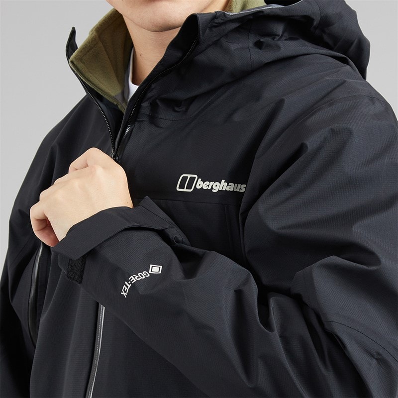 Berghaus Mens Summit Seeker Gore-Tex Waterproof Jacket Black - Image 5
