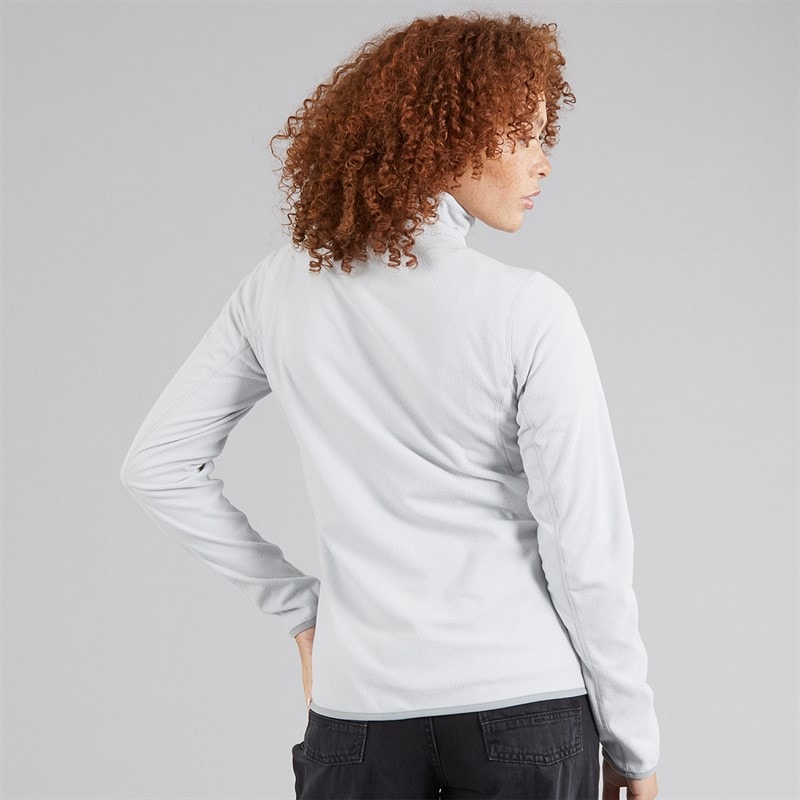 Berghaus Womens Cawkwell Half Zip Fleece Jacket Light Grey - Image 2