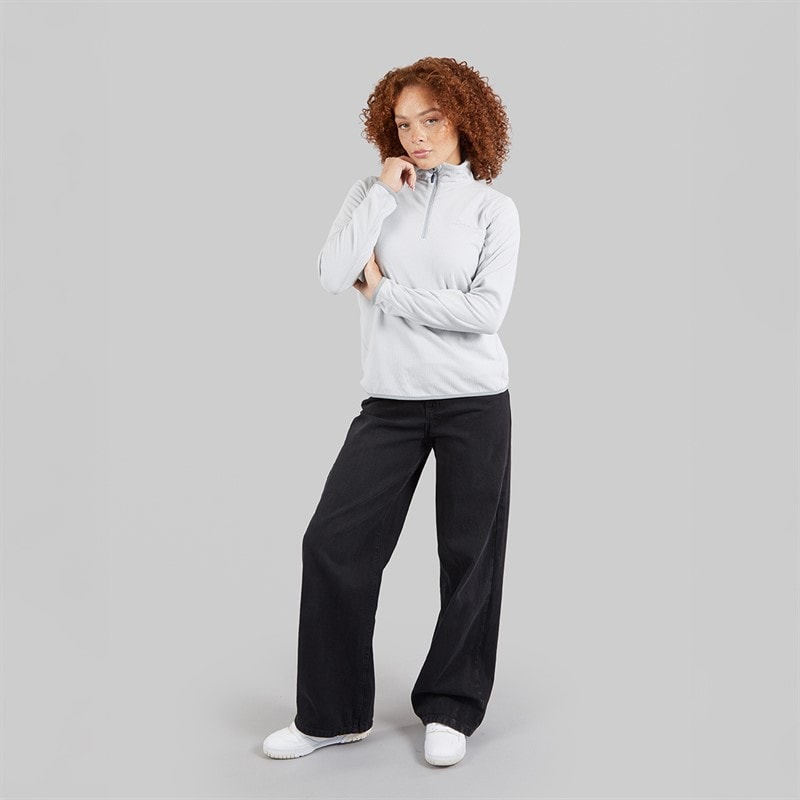 Berghaus Womens Cawkwell Half Zip Fleece Jacket Light Grey - Image 4