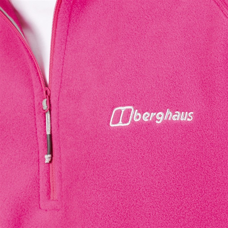 Berghaus Mens Bigby Half Zip Fleece Jacket Pink - Image 3