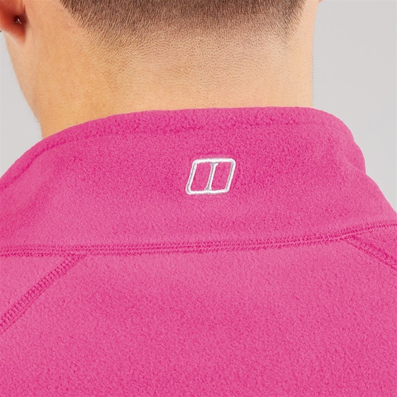 Berghaus Mens Bigby Half Zip Fleece Jacket Pink - Image 5