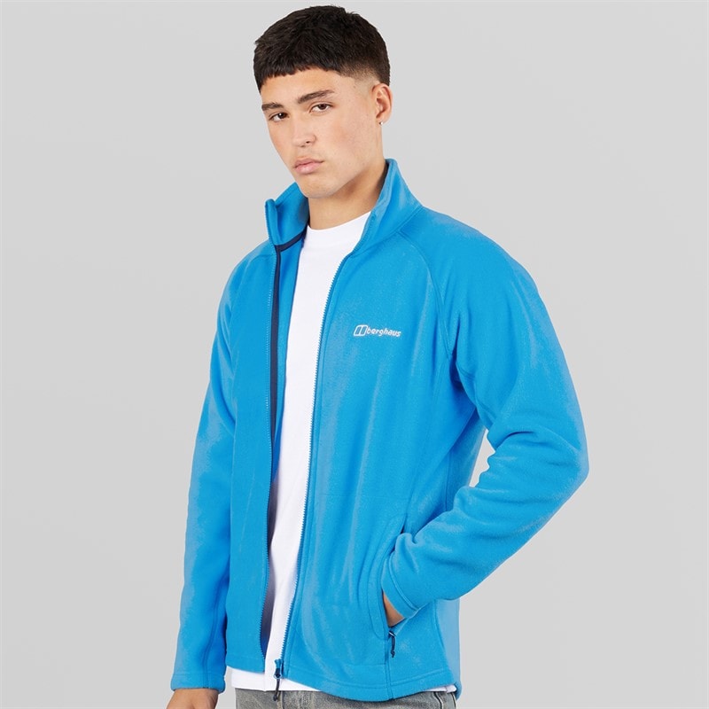 Berghaus Mens Asgarby Full Zip Fleece Jacket Light Blue - Image 1