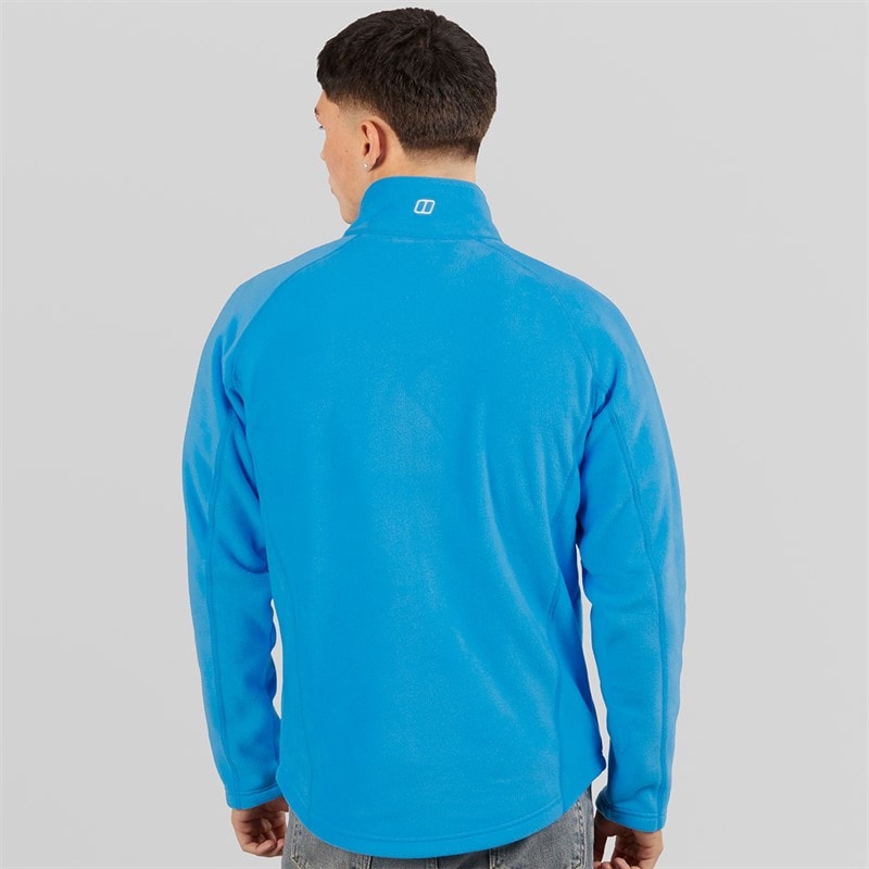 Berghaus Mens Asgarby Full Zip Fleece Jacket Light Blue - Image 2