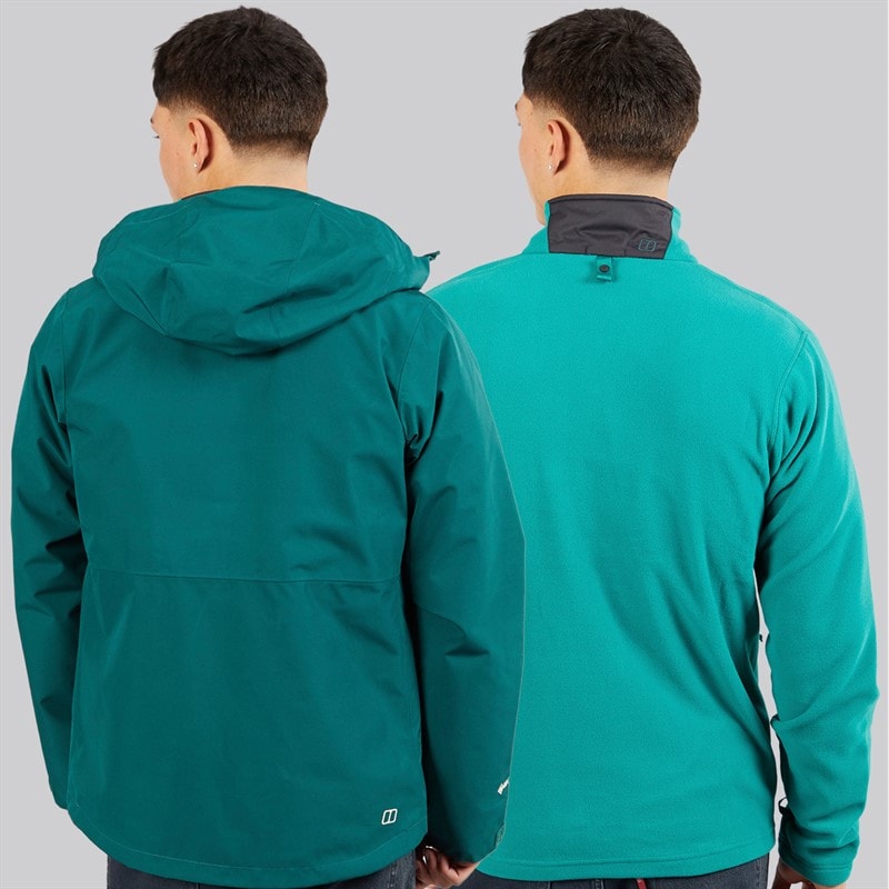 Berghaus Mens Bramblfell Gemini Gore-Tex Waterproof 3in1 Jacket Green - Image 2