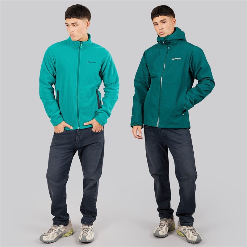 Berghaus Mens Bramblfell Gemini Gore-Tex Waterproof 3in1 Jacket Green - Image 4