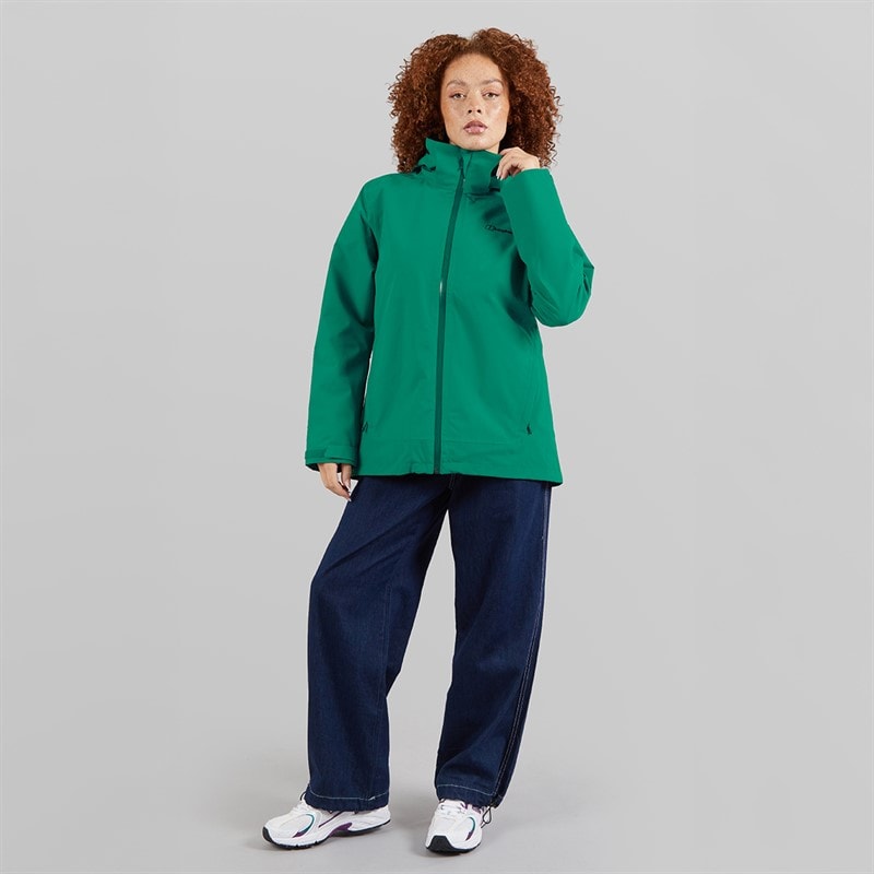 Berghaus Womens Roam Hydroshell Waterproof Interactive Jacket Green - Image 4