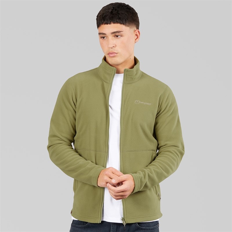 Berghaus Mens Prism Interactive Polartec Fleece Jacket Green - Image 1