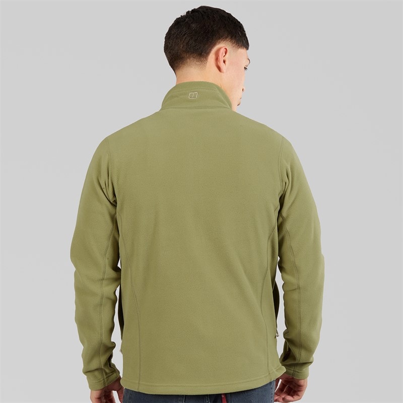 Berghaus Mens Prism Interactive Polartec Fleece Jacket Green - Image 2
