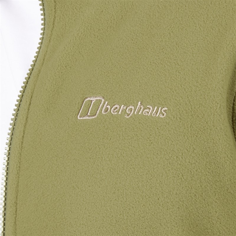 Berghaus Mens Prism Interactive Polartec Fleece Jacket Green - Image 3