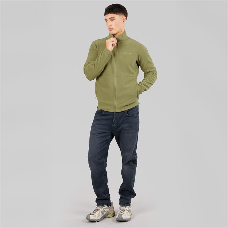 Berghaus Mens Prism Interactive Polartec Fleece Jacket Green - Image 4