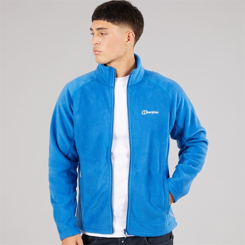 Berghaus Mens Asgarby Full Zip Fleece Jacket Blue - Image 1